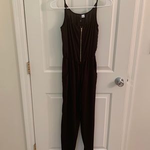 Black panted romper